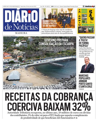 Edição do dia 24 Junho 2022 da pubicação Diário de Notícias