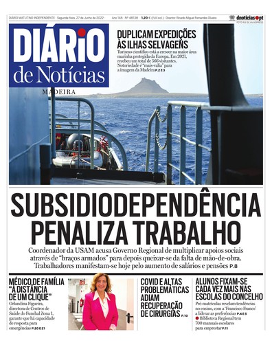 Edição do dia 27 Junho 2022 da pubicação Diário de Notícias