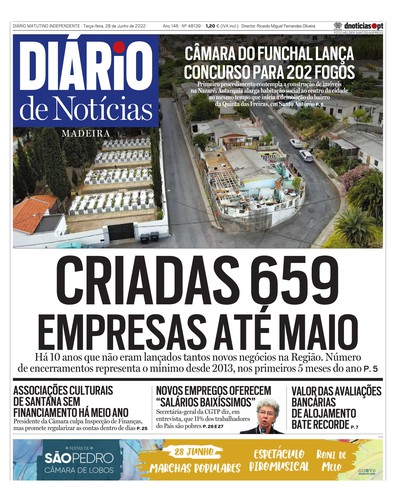 Edição do dia 28 Junho 2022 da pubicação Diário de Notícias
