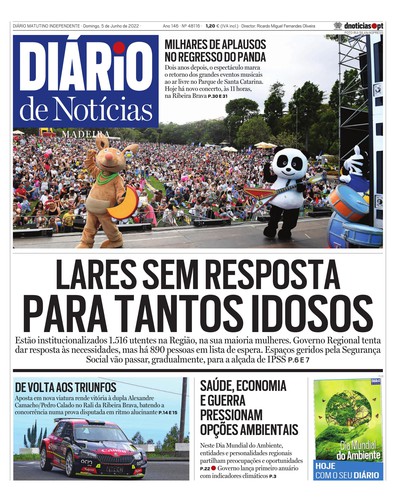 Edição do dia 5 Junho 2022 da pubicação Diário de Notícias