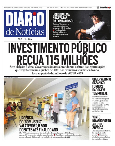 Edição do dia 12 Julho 2022 da pubicação Diário de Notícias