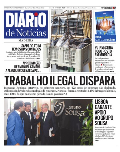 Edição do dia 13 Julho 2022 da pubicação Diário de Notícias