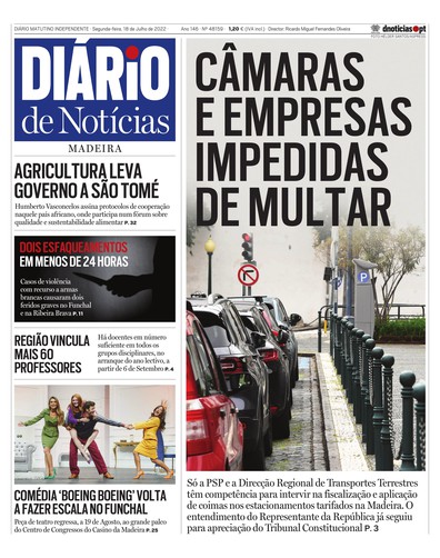 Edição do dia 18 Julho 2022 da pubicação Diário de Notícias