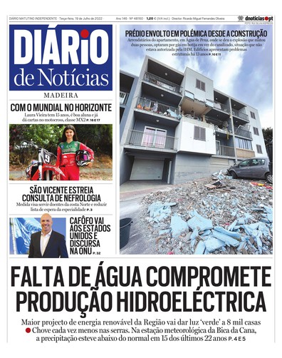 Edição do dia 19 Julho 2022 da pubicação Diário de Notícias