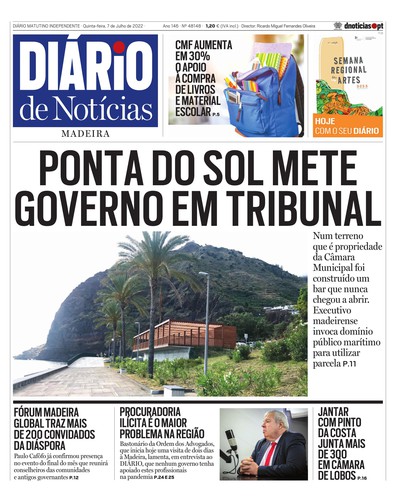 Edição do dia 7 Julho 2022 da pubicação Diário de Notícias