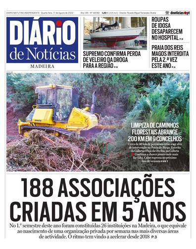 Edição do dia 17 Agosto 2022 da pubicação Diário de Notícias