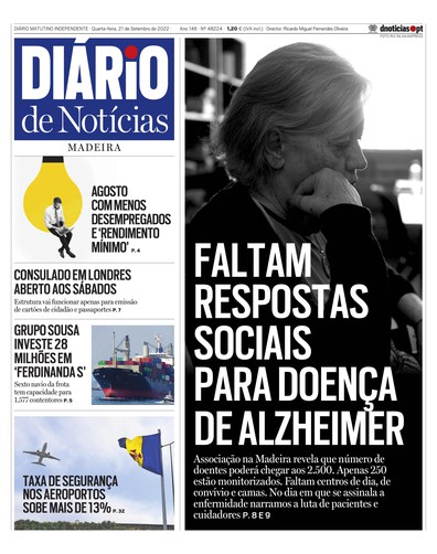 Edição do dia 21 Setembro 2022 da pubicação Diário de Notícias