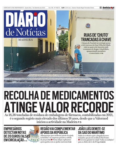 Edição do dia 7 Setembro 2022 da pubicação Diário de Notícias