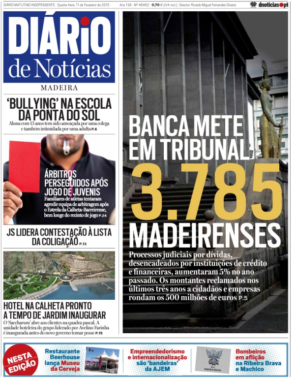 Edição do dia 11 Fevereiro 2015 da pubicação Diário de Notícias